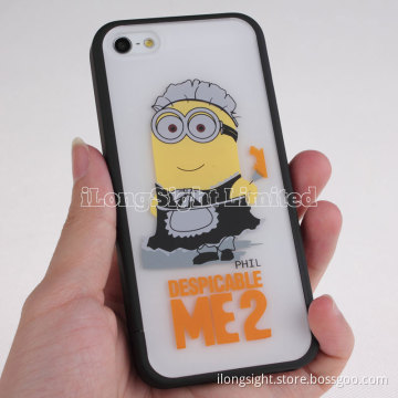 New cute 3 in 1 despicable ME2 plastic case for iphone 5